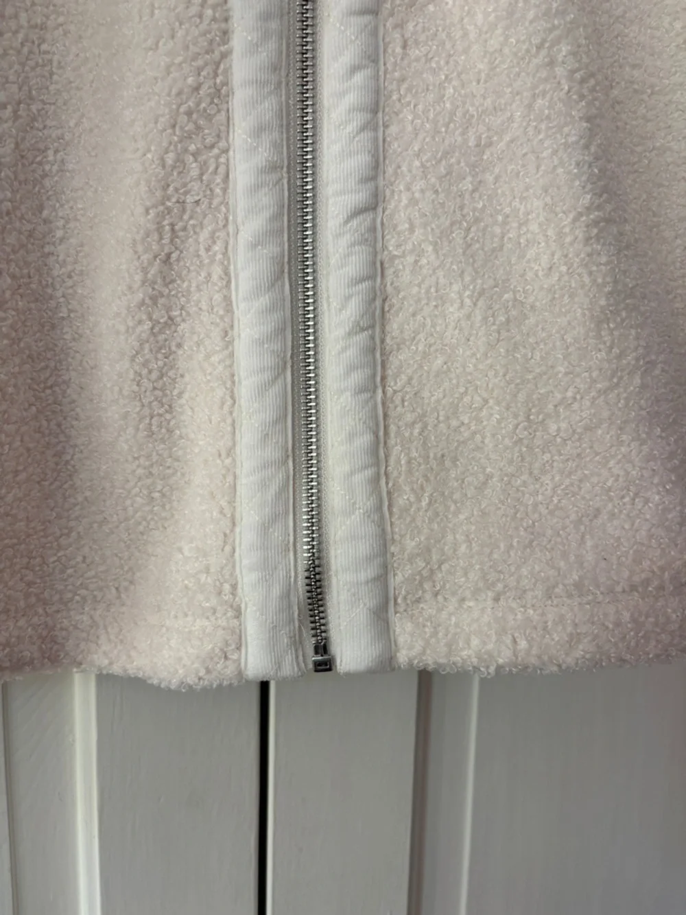 Tommy Bahama Salma Faux Shearling Cream Zip-Up Fleece Jacket‎ Sherpa Size XS